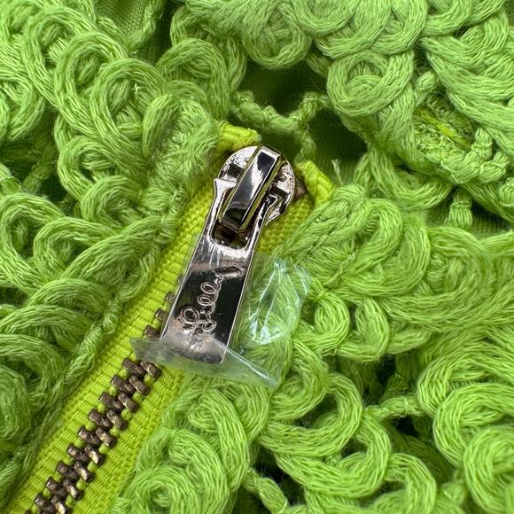 Lilly Pulitzer Siesta Shift Dress Sz 10 Matcha Green Knit Battenburg Lace NWT - Picture 14 of 16